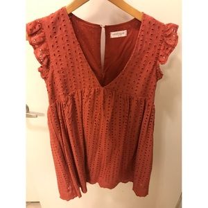 Vestique Shift Eyelet Dress